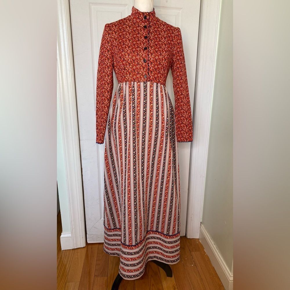 70s Flower Power Maxi & Maximalist Dress